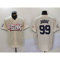 Johnsonshop New York Yankees #99 Aaron Judge Cream  Limited Stitched Jersey 2