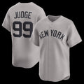 Johnsonshop New York Yankees #99 Aaron Judge Gray  Road Limited Player Jersey 2