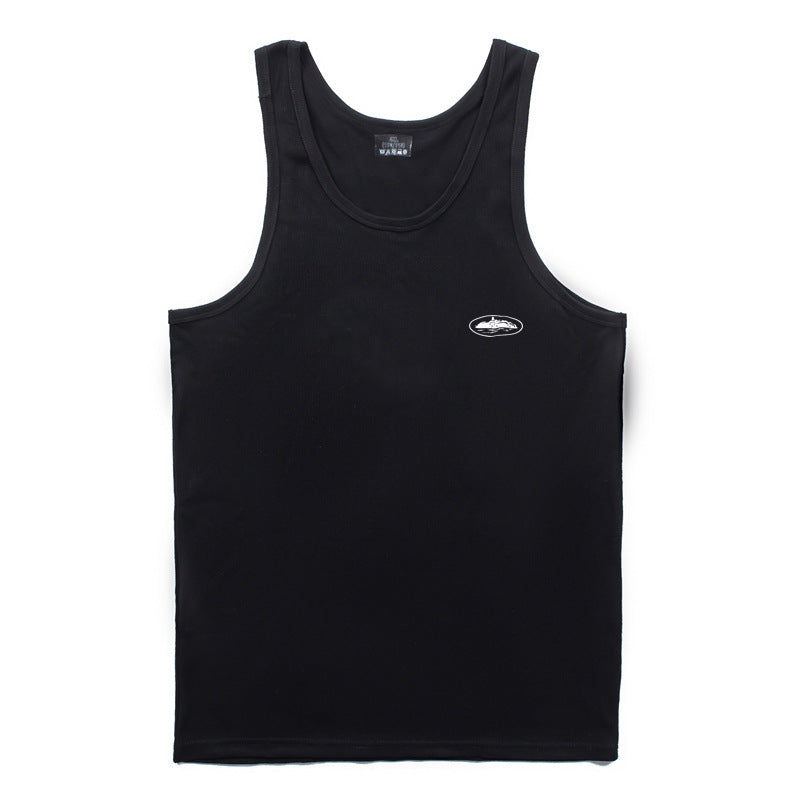 2026 European and American high street summer breathable solid color T-shirt