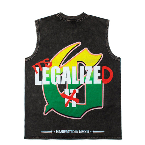 2026  American High Street Biohazard Skull Letter Hip Hop T-shirt