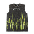 2026 American High Street Retro Style Distressed Washed T-shirt