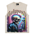 2026 American-style Skull Vest, Niche Design, Trendy Street T-shirt