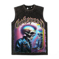 2026 American-style Skull Vest, Niche Design, Trendy Street T-shirt