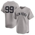 Johnsonshop New York Yankees #99 Aaron Judge Gray  Road Limited Player Jersey