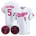 Johnsonshop Los Angeles Dodgers #5 Freddie Freeman White  2026 Mother¡¯s Day Vapor Premier Limited Stitched Jersey