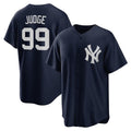 Johnsonshop New York Yankees #99 Aaron Judge Navy  2020 Spring Training Replica Player Jersey