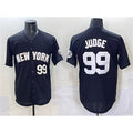 Johnsonshop New York Yankees #99 Aaron Judge Black  Limited Stitched Jersey
