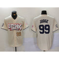 Johnsonshop New York Yankees #99 Aaron Judge Cream  Limited Stitched Jerseys