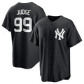 Johnsonshop New York Yankees #99 Aaron Judge Black  Lights Out Limited Stitched Jersey