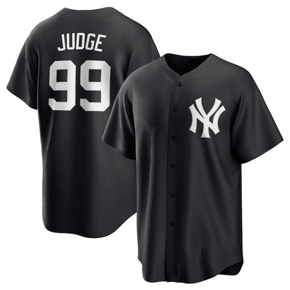 Johnsonshop New York Yankees #99 Aaron Judge Black  Lights Out Limited Stitched Jersey