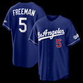 Johnsonshop Los Angeles Dodgers #5 Freddie Freeman Royal  Alternate Stadium Jersey